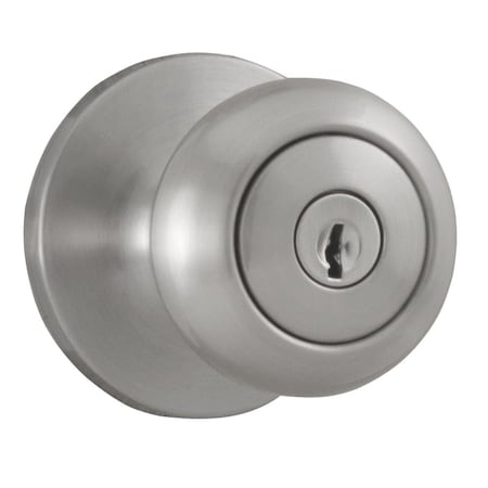 Weslock Salem Entry Lock Adjustable Latch and Full Lip Strike Satin Nickel 00240SNSNFR22